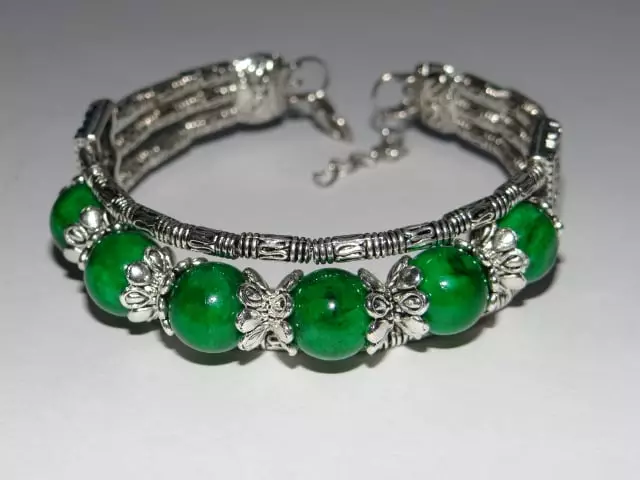 دستبند سبز جاسما
