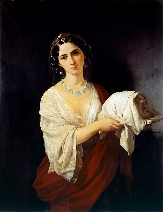 «Սալոմե Հովհաննես Մկրտչի գլխով» Giacomo Antonio Kaiim- ի նկարը