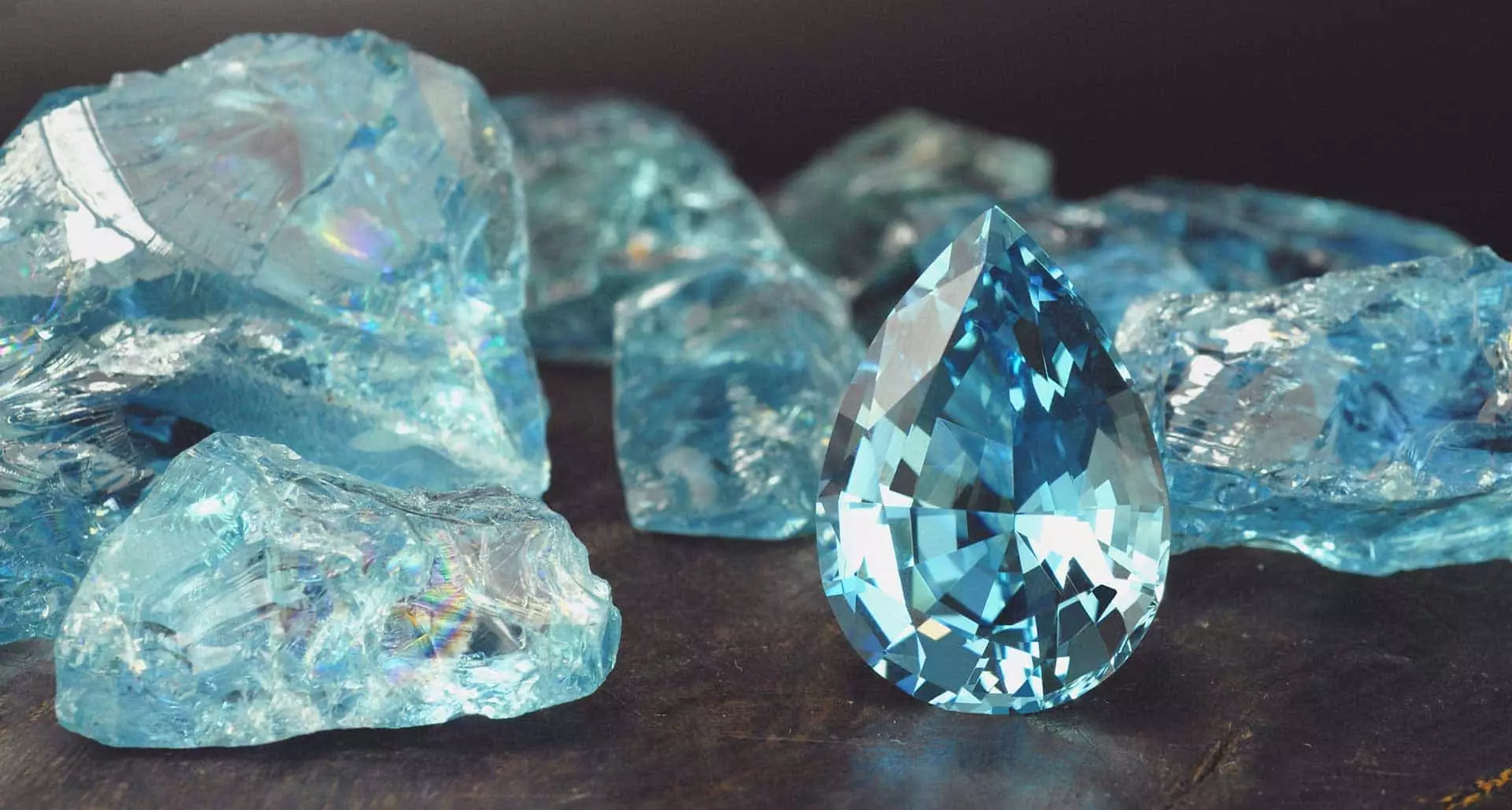 Gems Blue Stones.