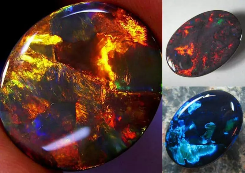 Sten opal foto