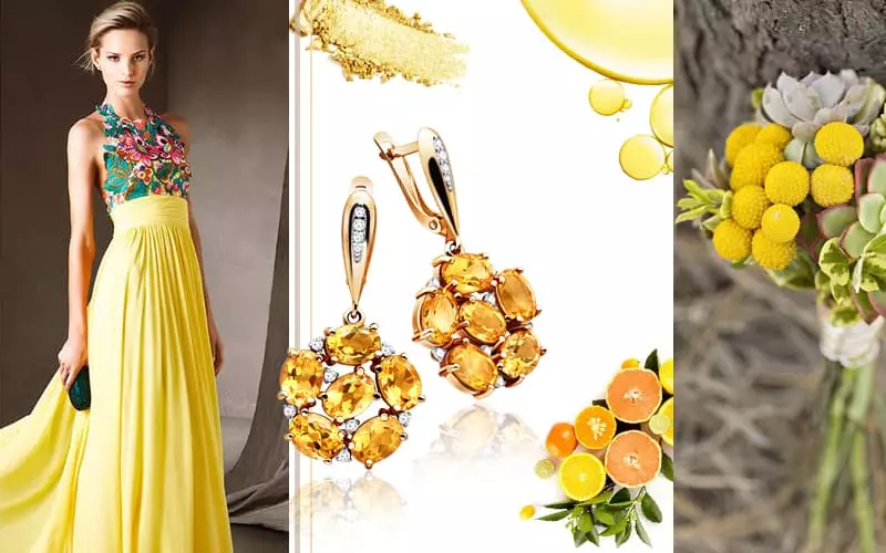 jewelry with citrine