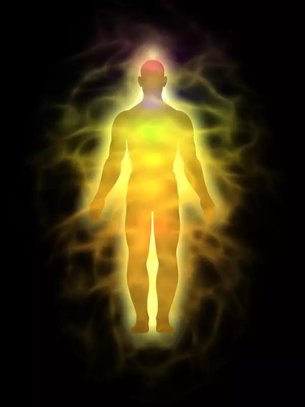 Essentiële lichaam van de mens of aura