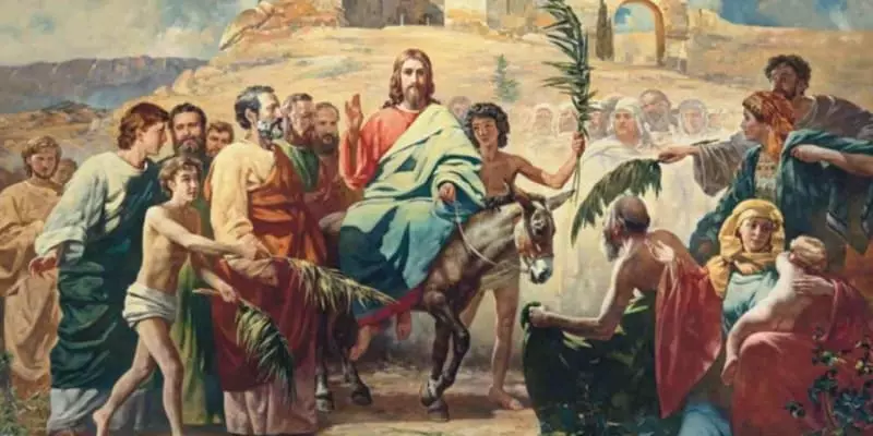 یسوع یروشلیم میں داخل ہوتا ہے