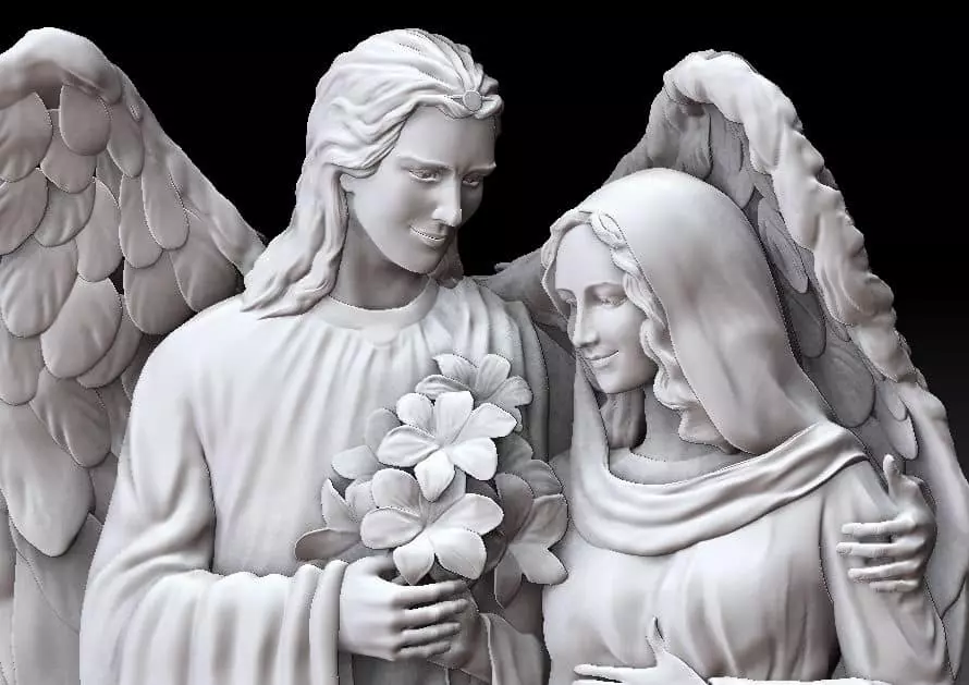 Archangel Gabriel dan Virgo Maria