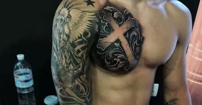 Tattoos ara-pinoana: tatoazy orthodox ho an'ny lehilahy 2897_2