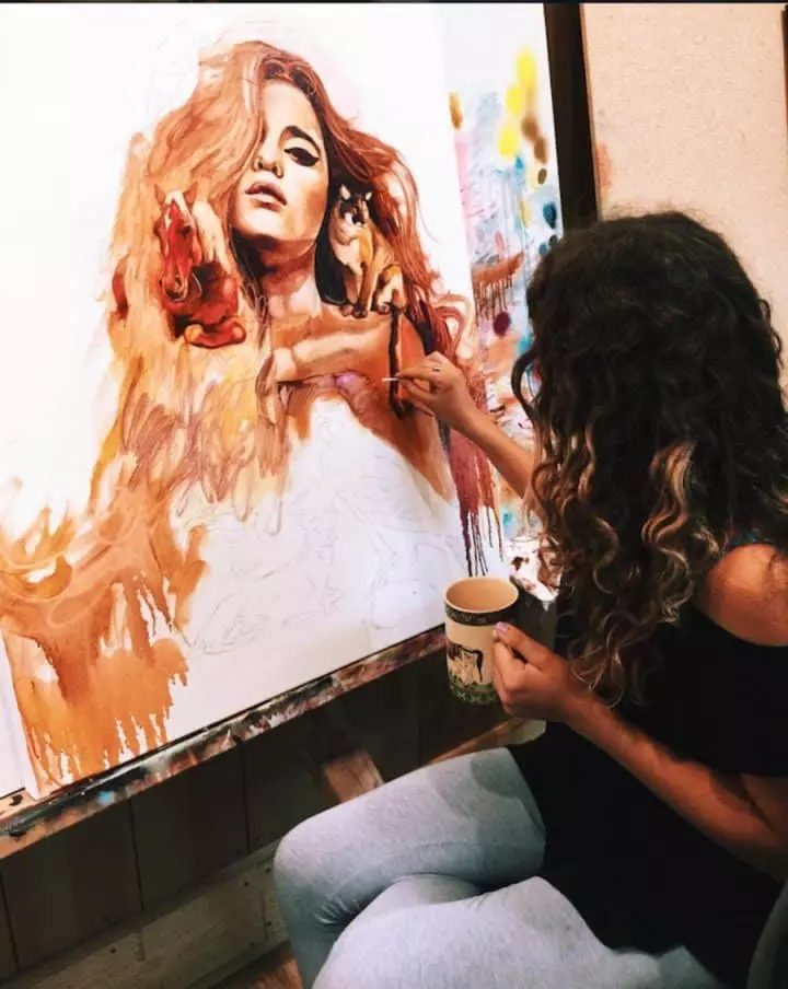 Umetnik nariše portret