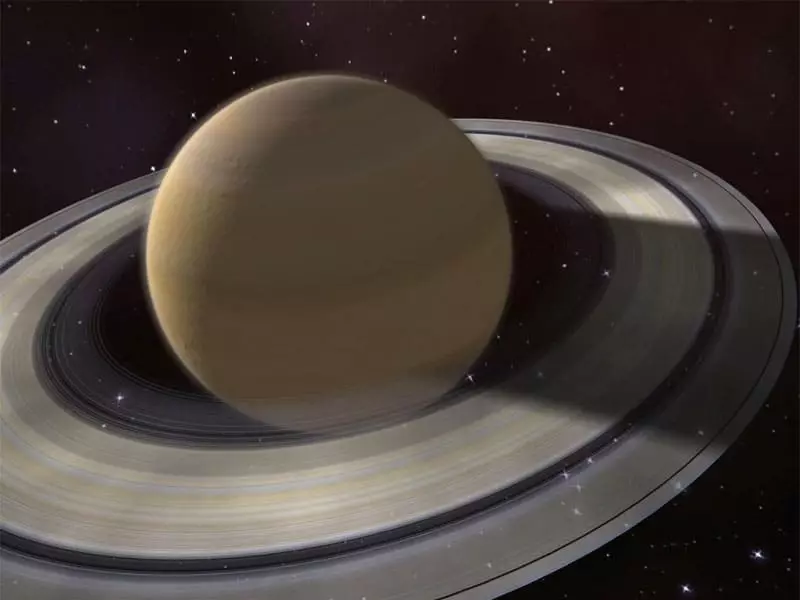 Saturn hauv 3 lub tsev nyob hauv ib tug txiv neej