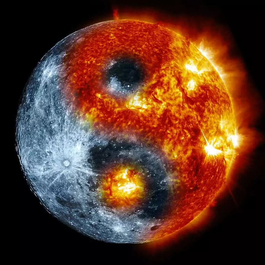Die son en die maan - Yin en Yang