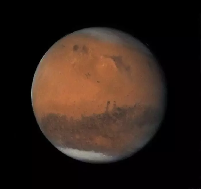 مریخ په شپږم کور کې