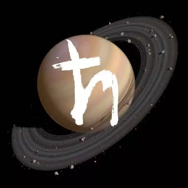Saturnus di Gemini