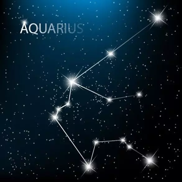 Aquarius Constellation në Qiell