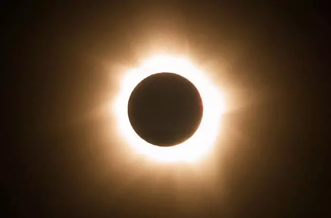 Eclipse solar da foto