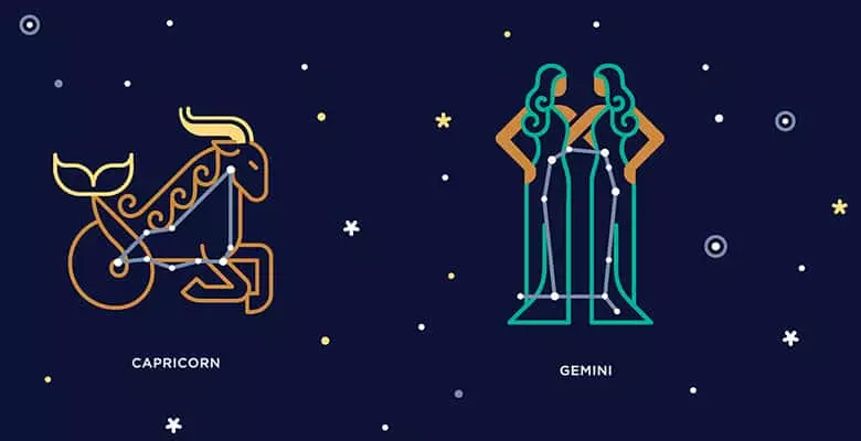 Wanita Capricorn Lan Gemini - Kompatibel ing katresnan, Hubungan, Perkawinan, Jinis, Persahabatan 3782_4