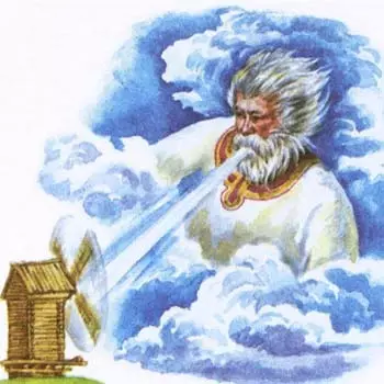 God van wind in Slawiërs