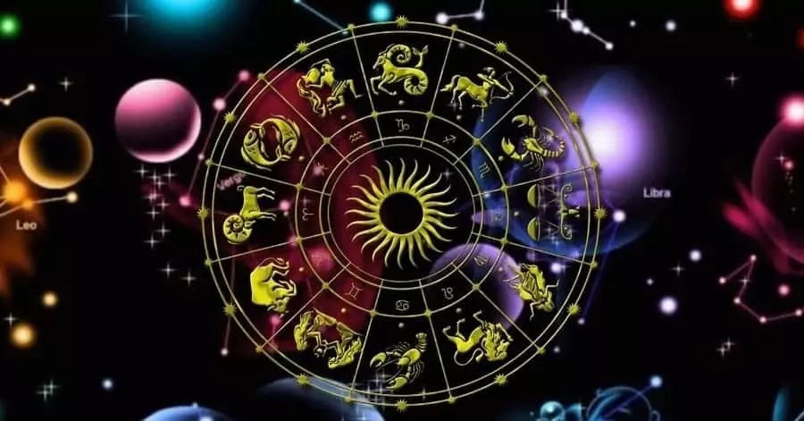 Zodiac tekens in die horoscoop