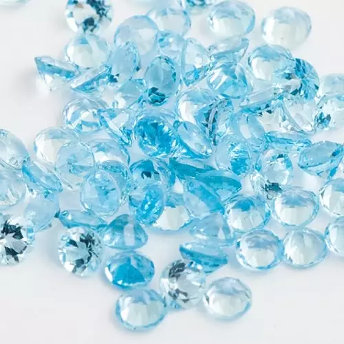 Crystals Blue Topaza