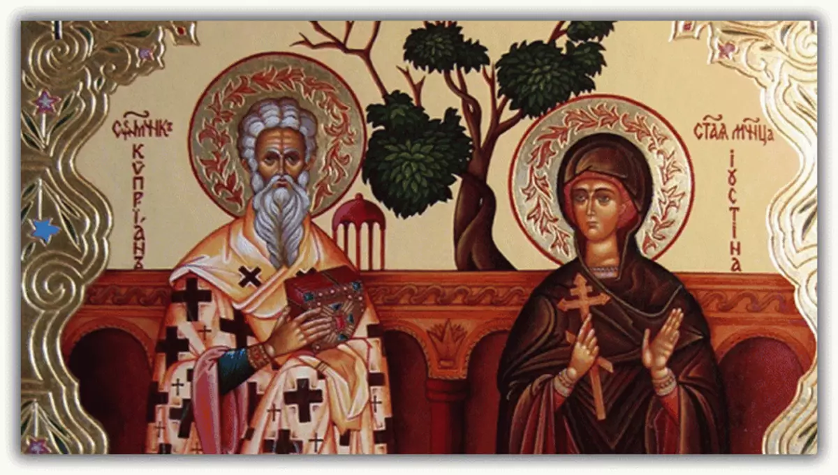 Молитвени Свети Кипарски и Устиние из чаробњаштва и удара тамне снаге 4774_1