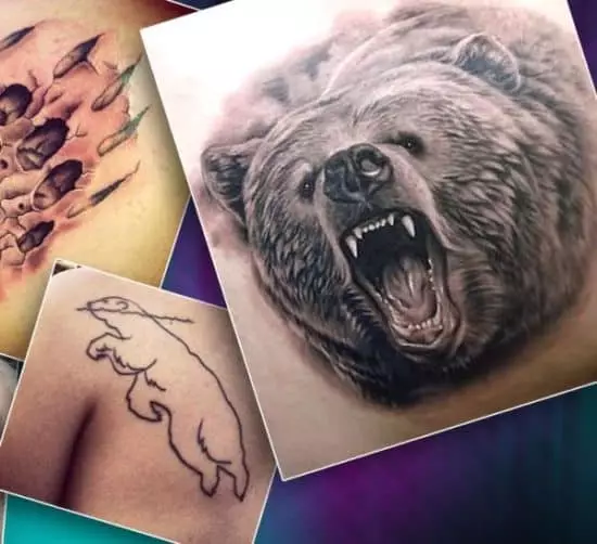 Τατουάζ αρκούδα έννοια