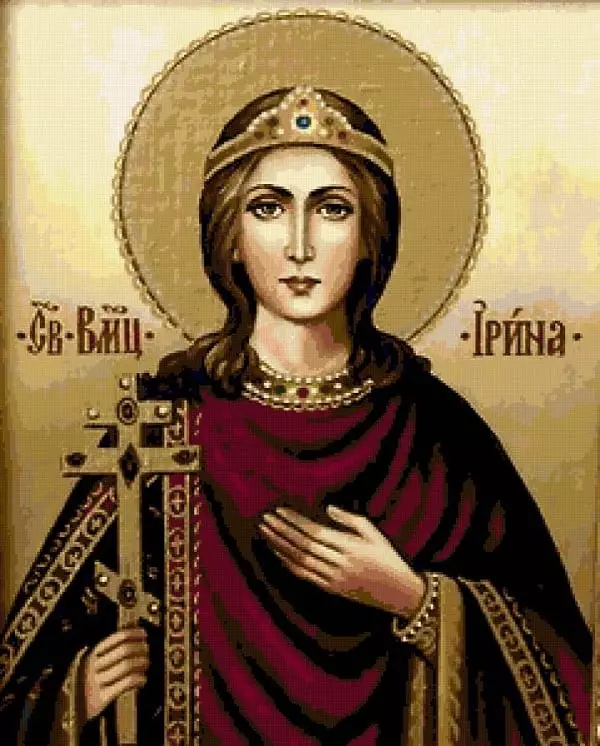 Heilige Irina Groot Martelaar: Wat sy bid, ikone, gebede 4967_3