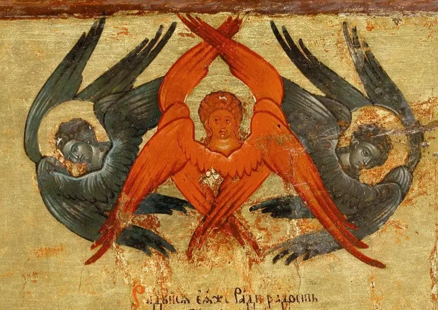 Serafima em iconografia.