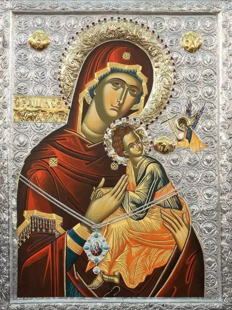 Icona da Virxe Seven Stracean - Significado