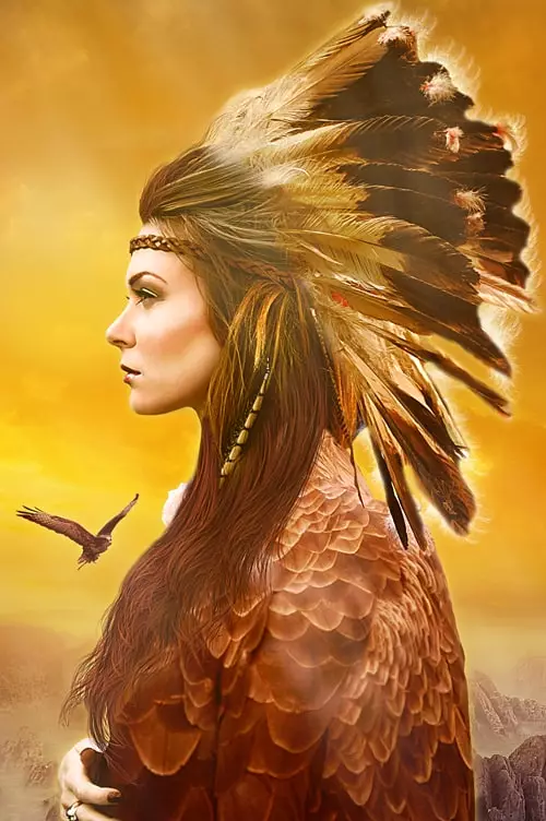Totem Eagle Photo.