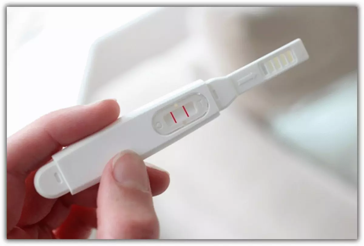 Positivt graviditetstest