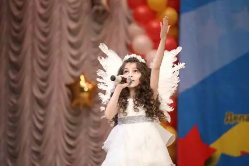 Angel on stage