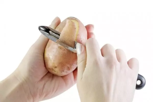 Limpieza de patata