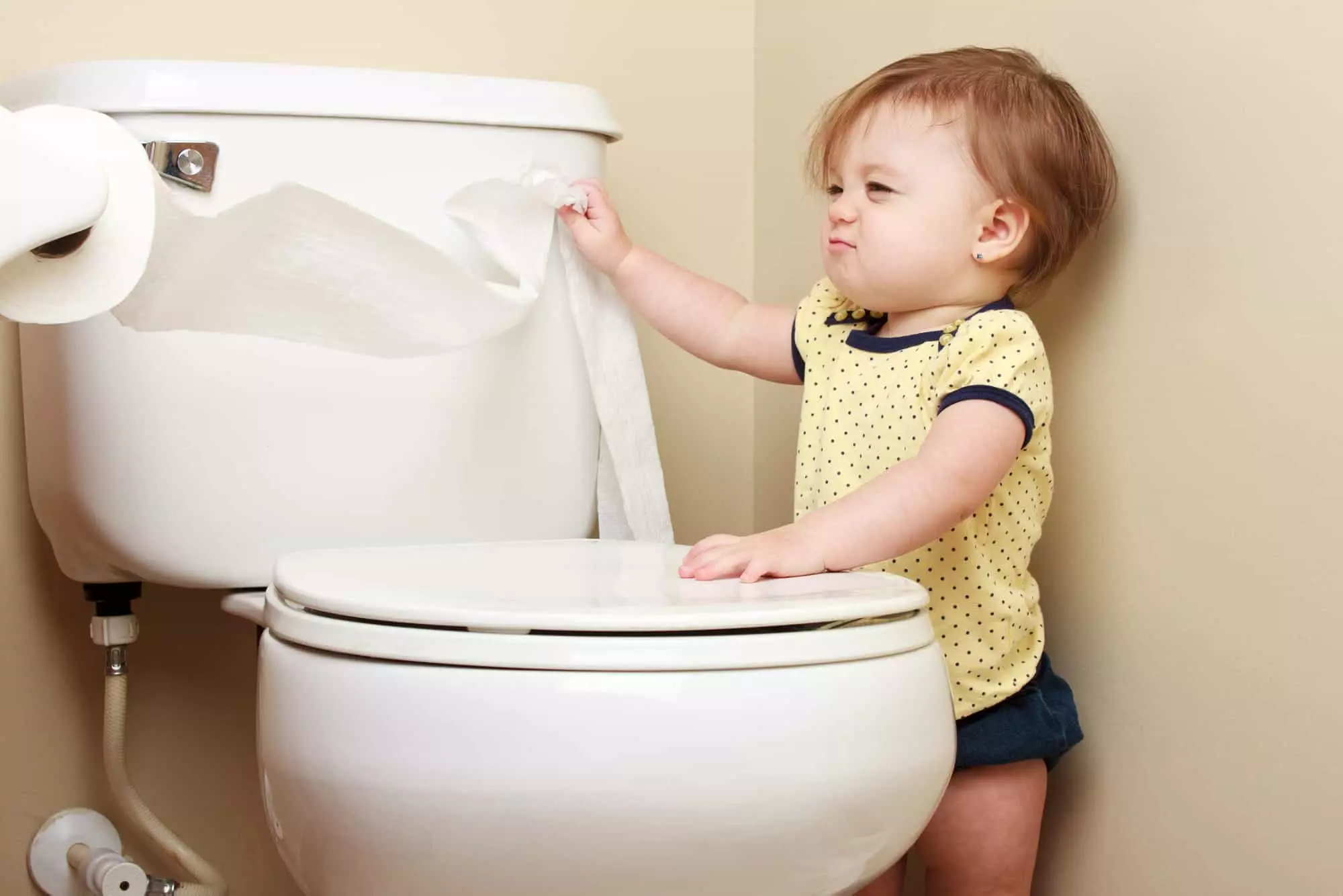 Child in the toilet