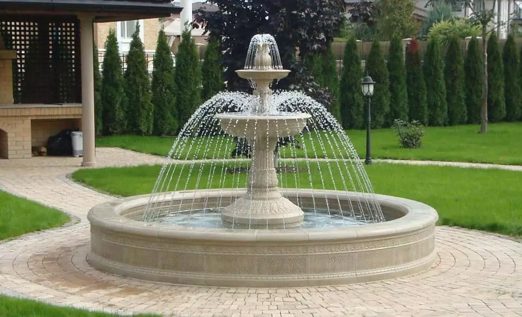 Letní fontána