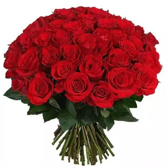 Bouquet med røde roser