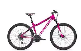 Sepeda merah muda.