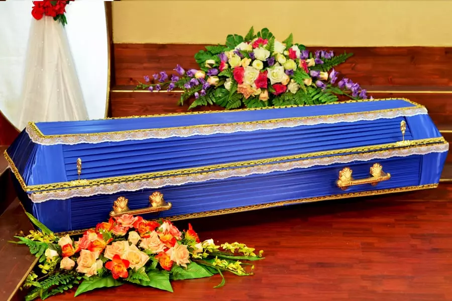 Blue Coffin.