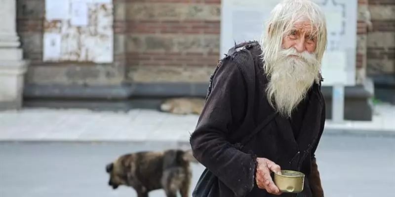 Hajléktalan nagyapa