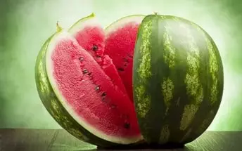 Juicy watermeloen yn in dream