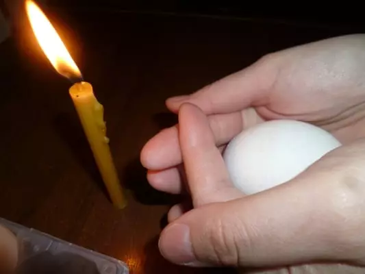 Bir gecədə yumurta ilə zərərin çıxarılması