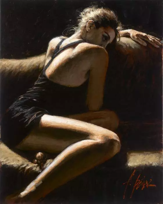 Femra Loneliness Pikturë