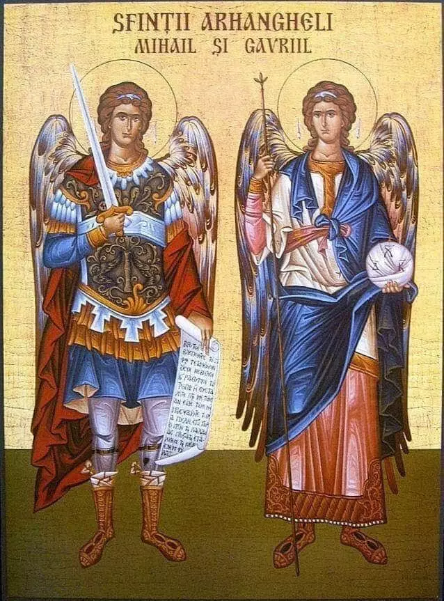 Arcanjo Gabriel e Mikhail